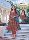 Zirkan Gold Vol 2 By Kanya Vertican Kurti With Bottom Dupatta Wholesale Market In India